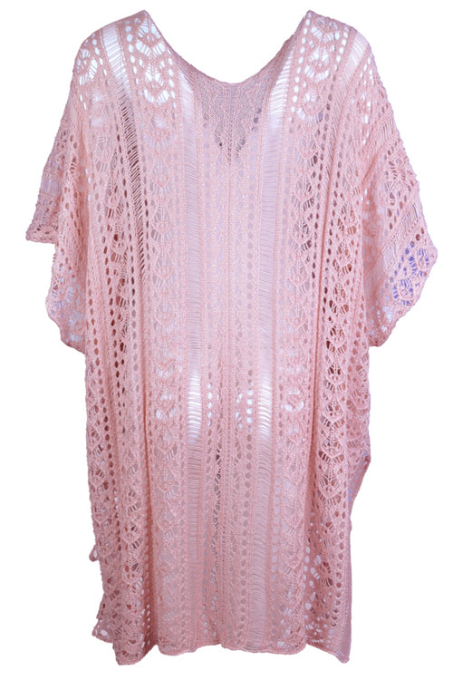 Angel Wings Cutout V-Neck Cover-Up with Tassel