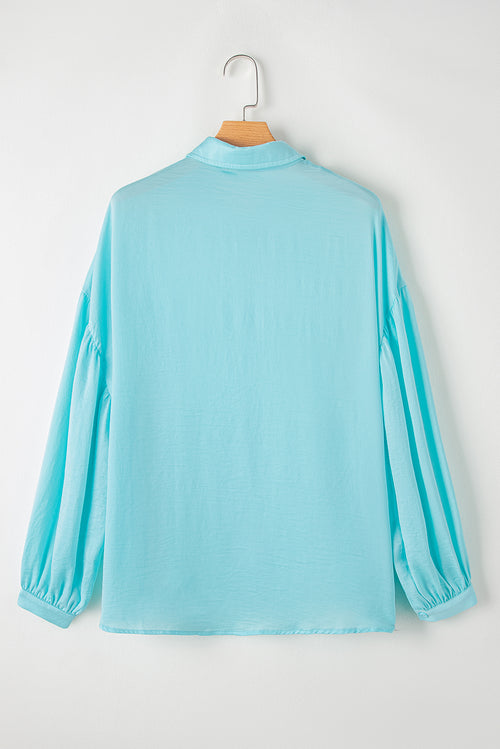 Collared Neck Long Sleeve Shirt