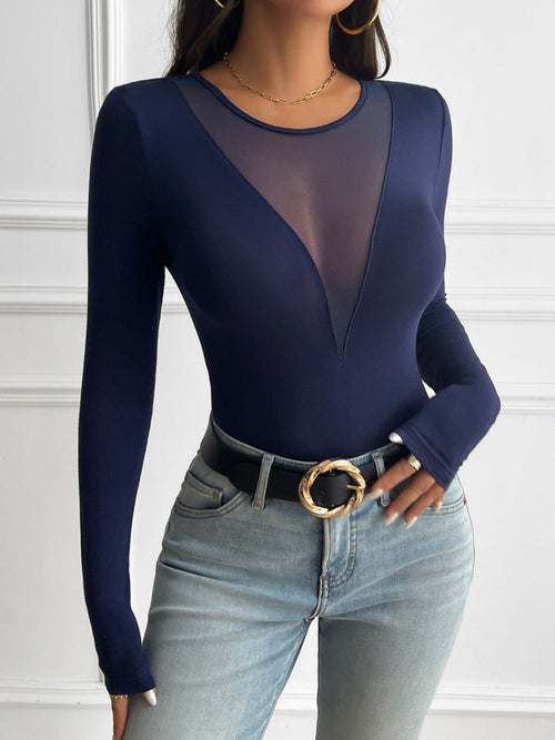 Devine Round Neck Long Sleeve T-Shirt