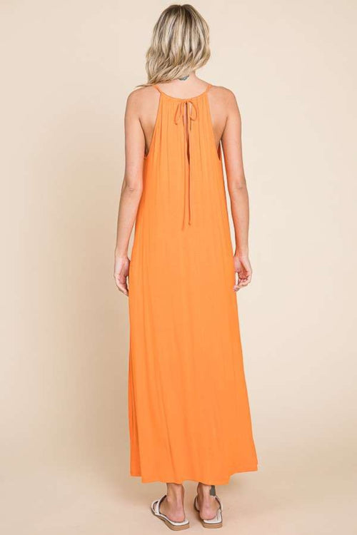 Culture Code Plus Size Tie Back Maxi Cami Dress