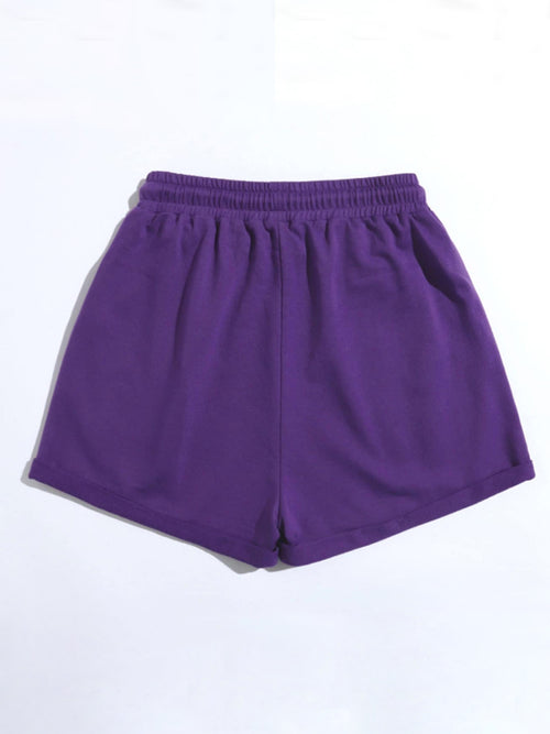 Drawstring Shorts with Pockets