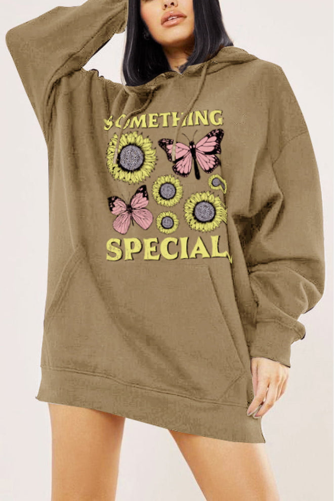 Simply Love Full Size SOMETHING SPECIAL Graphic Hoodie