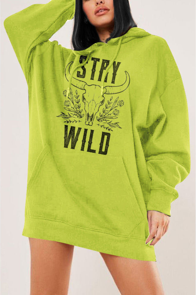 Simply Love Full Size STAY WILD Graphic Hoodie